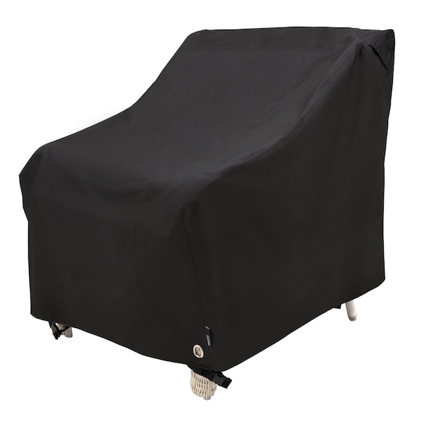 Modern Leisure Black Diamond Patio Lounge/Club Chair Cover, Waterproof, 35 in. L x 38 in. W x 31 in. H, Black 3083 - main